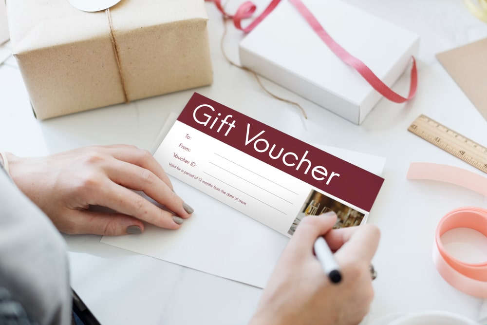 Sell Gift Vouchers or Cards