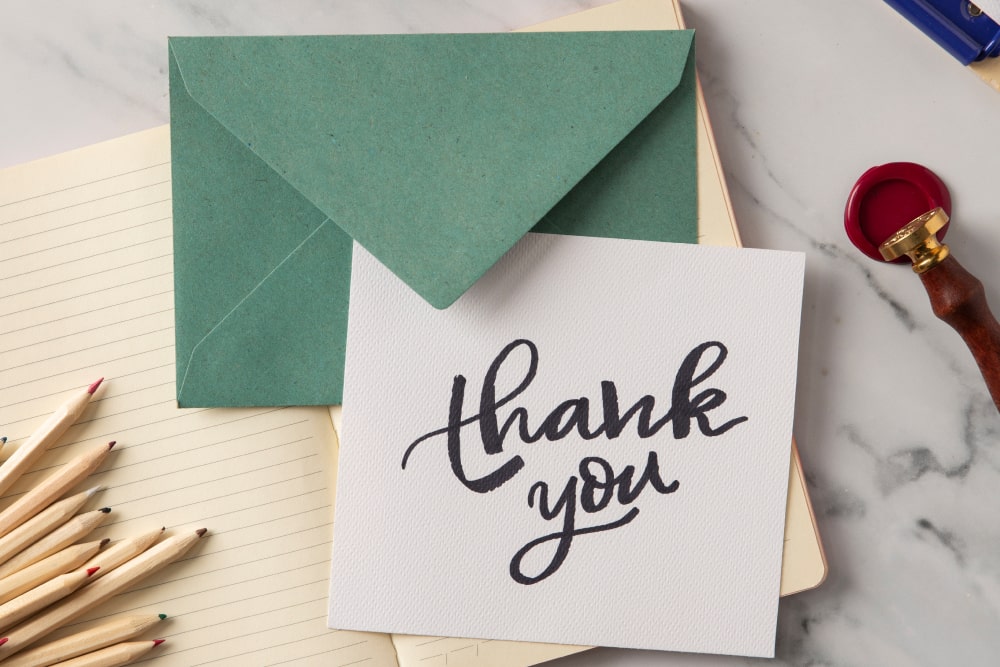 Send Personalized Thank You Card