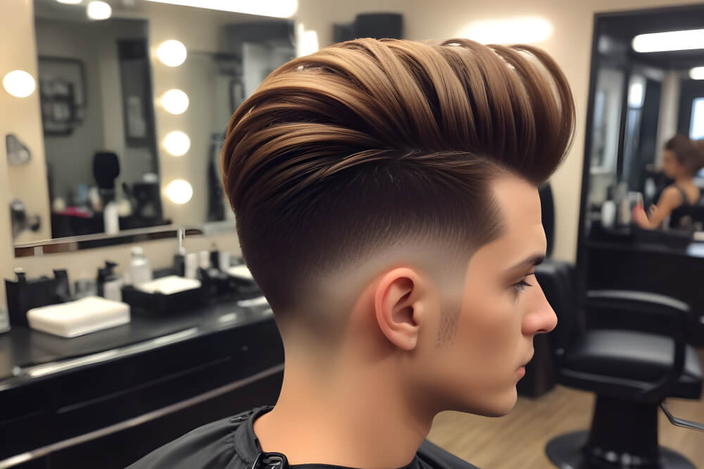 The Pompadour hairstyle